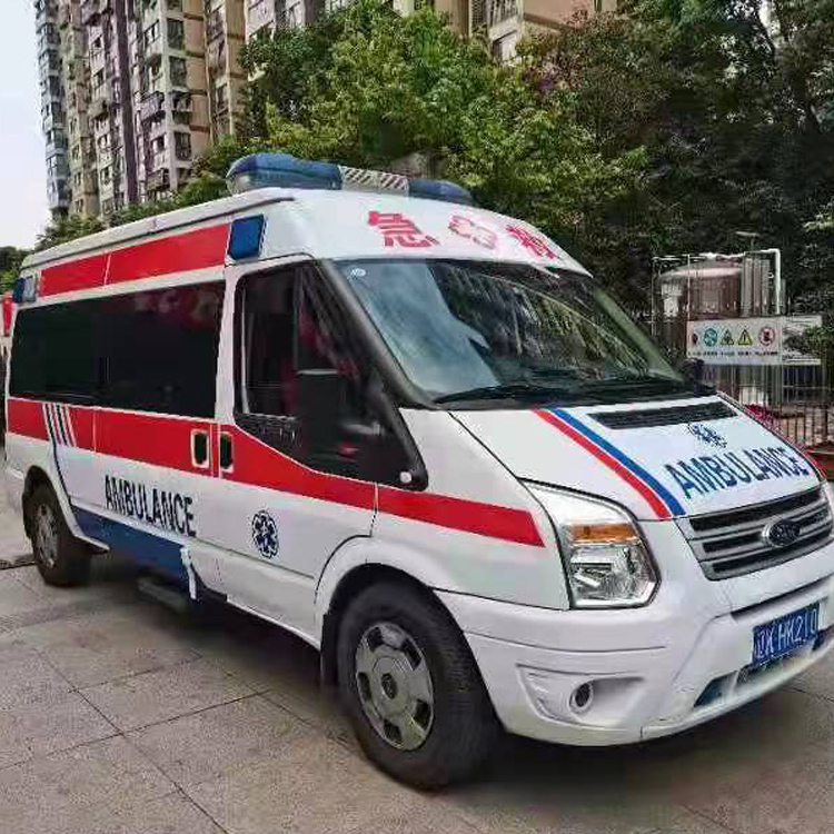 长垣长途救护车护送病人返乡